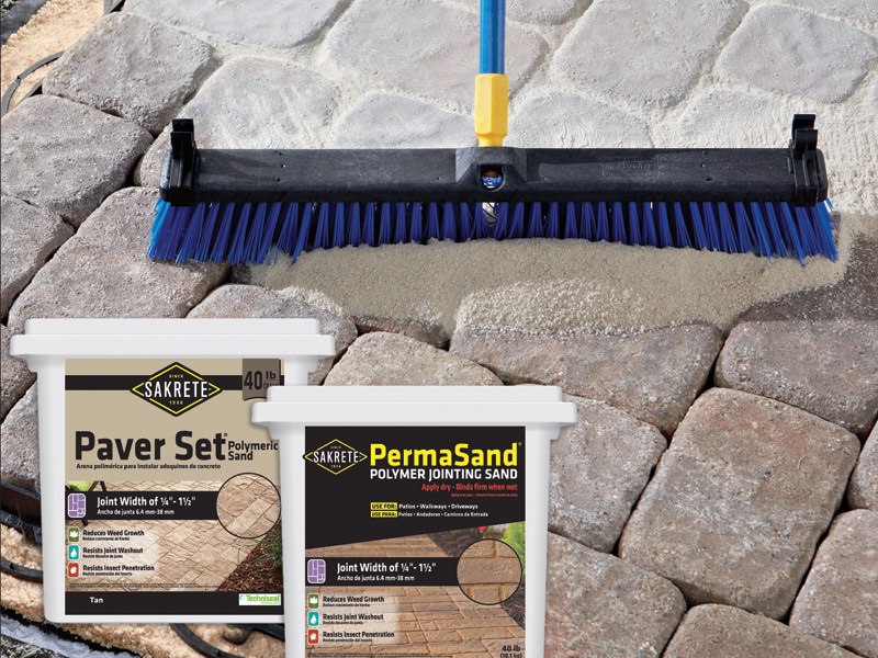 Applying Polymeric Sand to an Existing Patio or Walkway | Sakrete