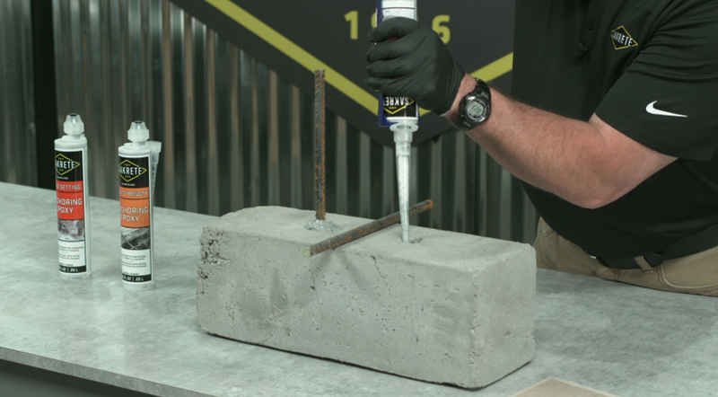 Using Sakrete epoxy